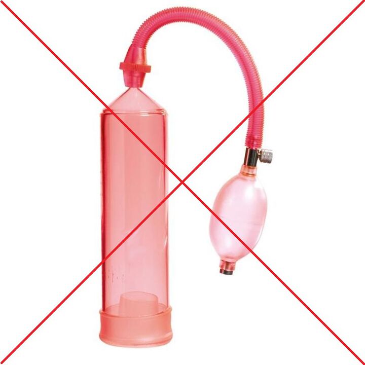 Contraindications for using vacuum pump