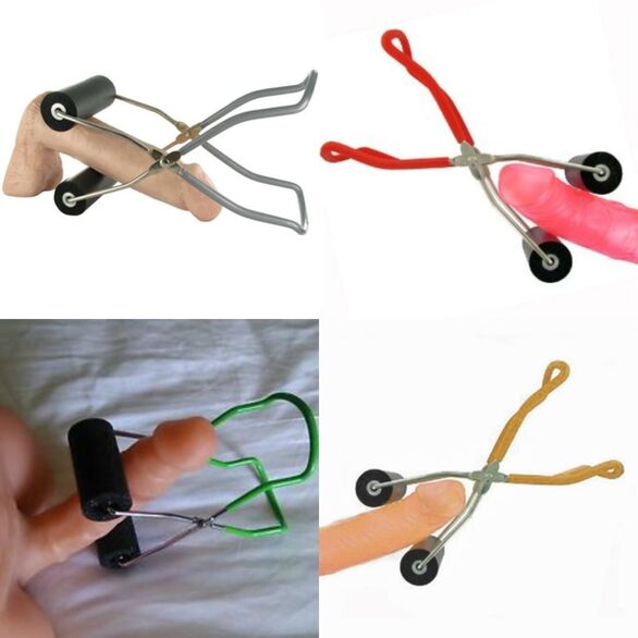 Use jelching machine to enlarge penis